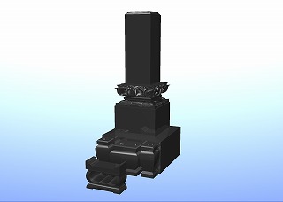 墓石 レンゲ付(9寸)