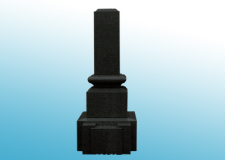 福島浮金石 スリン付(9寸角)